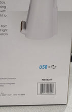 Load image into Gallery viewer, OttLite LED Desk Organizer Lamp with Wireless Charging Stand WHITE