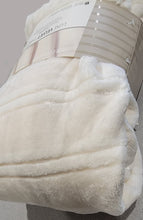 Load image into Gallery viewer, Life Comfort Luxe Velvet Throw Blanket 60in x 70in Vibrant Elegant Design, Soft Cream