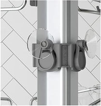 Load image into Gallery viewer, Artika "Neptune" Extendable stainless steel Shower Caddy with 1 Mirror, 3 adjustable baskets
