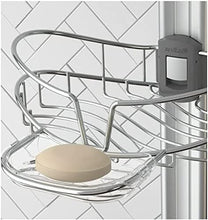 Load image into Gallery viewer, Artika "Neptune" Extendable stainless steel Shower Caddy with 1 Mirror, 3 adjustable baskets