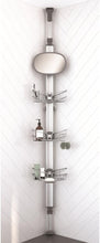 Load image into Gallery viewer, Artika "Neptune" Extendable stainless steel Shower Caddy with 1 Mirror, 3 adjustable baskets