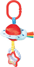 Load image into Gallery viewer, Manhattan Toy UFO Clip-on Baby Travel Toy with Rattles and Teethers Small