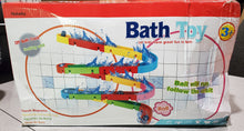 Load image into Gallery viewer, Kids Bath Toys Assemble Set Fun DIY Slide Indoor Waterfall Track Stick to Wall with Suction Cup and Wheels Water Ball Shower Bathtub Toy Children