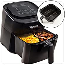 Load image into Gallery viewer, NUWAVE BRIO 6-Quart Digital Air Fryer, 6 easy presets, wattage control up to 1800 Watts (U-OBR)