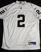 Load image into Gallery viewer, Los Angeles Raiders White Nike Football Jersey with black Satin Stitched #2 - Vintage