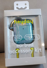 Load image into Gallery viewer, Heyday Earbud Accessory Kit Teal Case Cover & Strap Fits AirPods Charging Case