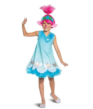 Load image into Gallery viewer, Childs Deluxe TROLLS 2 World Tour POPPY Costume - Small (4-6x), girls Dress-up