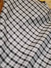 Load image into Gallery viewer, Christmas Home & Hearth 52" Plaid Christmas Tree Skirt White/Black, Jaclyn Smith Collection