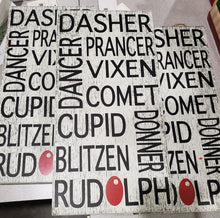 Load image into Gallery viewer, Christmas Decor Home & Hearth, Reindeer sign, Jaclyn Smith collection