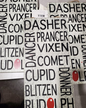 Load image into Gallery viewer, Christmas Decor Home & Hearth, Reindeer sign, Jaclyn Smith collection