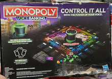 Load image into Gallery viewer, Monopoly Voice Banking Electronic Family Board Game for Ages 8 & Up