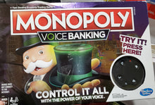 Load image into Gallery viewer, Monopoly Voice Banking Electronic Family Board Game for Ages 8 & Up