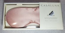 Load image into Gallery viewer, Solid Silk Eye Mask - Casaluna - Color: Rose
