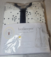 Load image into Gallery viewer, Burt's Bees Baby - Beekeeper Wearable Blanket, Twinkle Bee, Large, 22-28lbs