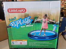 Load image into Gallery viewer, 2-in-1 Dolphin Splash Pad play pool for Kids/Toddlers, Inflatable Pool Mat, Sprinkler for kids