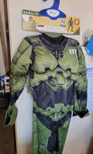 Load image into Gallery viewer, Disguise Halo Infinite Master Chief Deluxe Child Costume, Jumpsuit (Med / 7-8)