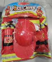 Load image into Gallery viewer, Melissa & Doug Deluxe Fire Chief Role Play Dress-Up Set, 3-6 years