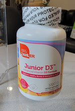 Load image into Gallery viewer, Kids Zahler Junior Chewable 1000IU D3, Kids Great Tasting for Children, 120-Tablets