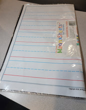 Load image into Gallery viewer, Dry Erase Magnetic Handwriting Paper, Jumbo 22"L x 28"H