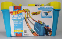 Load image into Gallery viewer, Hot Wheels Track Builder Gravity Speed Box with Launch Gate, Clamp 4 Lane Start Gate 2 Hot Wheels 1:64 Scale Vehicles