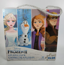 Load image into Gallery viewer, Disney Frozen II 4-Pack of Jigsaw Puzzles for Families, Kids, and Preschoolers Ages 4 +