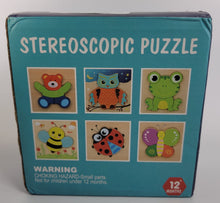 Load image into Gallery viewer, Wooden Animal Jigsaw Puzzles, 6 Pack Toddler, Learning Educational Toy Ages 1-3