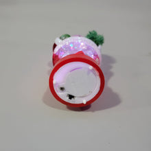 Load image into Gallery viewer, Lighted LED Santa with Tree Mini Shimmer Glitter 3" x 2" Durable Acrylic Snow Globe