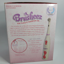 Load image into Gallery viewer, Brusheez Kid's Electric Toothbrush Set - Ages 3+ (Sparkle The Unicorn) Battery Operated with storage Base.
