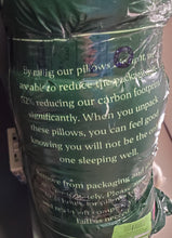 Load image into Gallery viewer, Exquisite Hotel Plush Gel-Fiber Filled Hypoallergenic Pillows with a 100% Cotton Shell, Windowpane Pattern, and Soft Density, 2-Pack, Standard