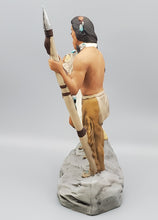 Load image into Gallery viewer, Native American Family with baby & Spear - Standing, Hand Painted Collectable figurine #15
