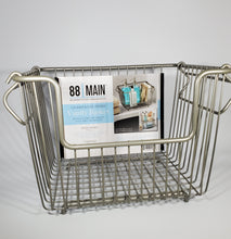 Load image into Gallery viewer, Stacking Bath Basket Champagne Finish - 88 Main, Space Saving, Stackable