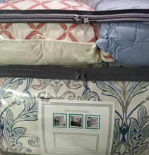Load image into Gallery viewer, Modern. Southern. Home. Tiffany 8pc Comforter Set, Queen, Patina