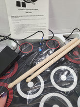 Load image into Gallery viewer, RockJam Electronic Roll Up MIDI Drum Kit with Built in Speakers (RJRD800), Read