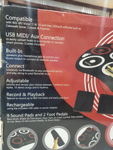 Load image into Gallery viewer, RockJam Electronic Roll Up MIDI Drum Kit with Built in Speakers (RJRD800), Read