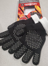 Load image into Gallery viewer, Nouvelle Legende 13" Oven Gloves with Silicone, 2 Gloves, 932°F Aramid Fibers