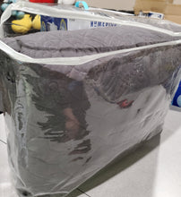 Load image into Gallery viewer, AIDAN Coverlet Embroidered 100% Cotton Shell / 100% Polyester Fill - Size King, Charcoal