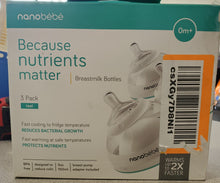 Load image into Gallery viewer, nanobebe Baby Bottles for Breastfed Babies, 3pk (Award Winning Innovation), Teal