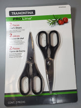 Load image into Gallery viewer, Tramontina PROLine Chef's Kitchen Shears, 2 Count