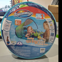 Load image into Gallery viewer, Swimways Baby Spring Float Activity Center with Canopy - 9m - 24m , Read
