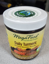 Load image into Gallery viewer, MegaFood Vegan Unsweetened Daily Turmeric, 2.08 oz (30-servings)