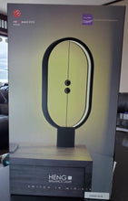 Load image into Gallery viewer, Heng Balance lamp, DesignNest, Switch on in mid-air, USB Powered LED Table lamp, Designer Desk lamp, Contemporary Soft Light, (Black)