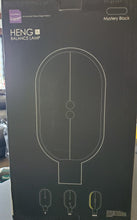 Load image into Gallery viewer, Heng Balance lamp, DesignNest, Switch on in mid-air, USB Powered LED Table lamp, Designer Desk lamp, Contemporary Soft Light, (Black)