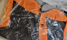 Load image into Gallery viewer, Everest Deluxe Sports Duffel Bag, Orange / Gray / Black, 24" x 11" x 12"