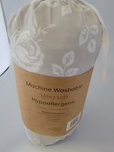 Load image into Gallery viewer, Duvet Cover Set, 3-PC ROSE GRAY PATTERN, Home Hotel Collection, FULL/QUEEN, comforter