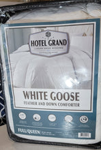 Load image into Gallery viewer, Hotel Grand, 240 TC Luxury White Goose Feather + Down Comforter Full/Queen