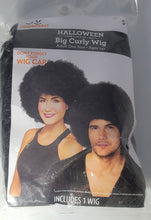 Load image into Gallery viewer, Halloween Adult big curly Black wig, Dress-up Costume Cosplay