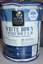 Load image into Gallery viewer, Hotel Grand White Down Comforter, 500 TC Luxury Down Full/Queen