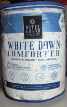 Load image into Gallery viewer, Hotel Grand White Down Comforter, 500 TC Luxury Down Full/Queen