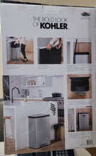 Load image into Gallery viewer, Kohler K-20940-ST 13-Gallon Stainless Trash Can, Stainless Steel