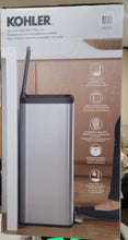 Load image into Gallery viewer, Kohler K-20940-ST 13-Gallon Stainless Trash Can, Stainless Steel